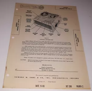 Ampro Models 757, 757-A Photofact Folder - Picture 1 of 1
