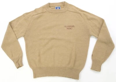 Suéter Cuello Redondo Universitario Alabama A&M CAMPEÓN De Colección Raro Años 90 Dorado Talla M Foto 1 de 4