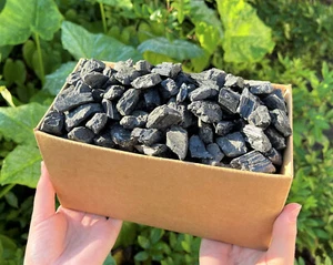 CLEARANCE Black Tourmaline Crystals Natural Stones - 8 lb Bulk Wholesale Box Lot - Picture 1 of 8
