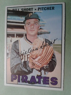 1967 Topps Bill Short Pittsburgh Pirates - high number - card 577 - Image 1 of 4