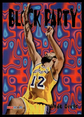1995-96 Hoops Vlade Divac #5 Block Party Los Angeles Lakers - Image 1 of 2