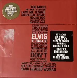 Elvis Presley Elvis #1 Singles Collector's Limited Edition Box (RARE # 0781) - Picture 1 of 5