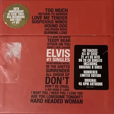 Elvis Presley Elvis #1 Singles Collector's Limited Edition Box (RARE # 0781) — 第 1/4 张图片