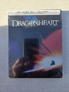 Dragonheart (Limited Edition Steelbook) (4K Ultra HD + Blu-ray) NEW SEALED - Picture 1 of 2
