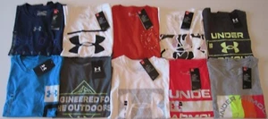 Under Armour Mens Loose Fit Heat Gear Medium Tshirts Nwt - Picture 1 of 25