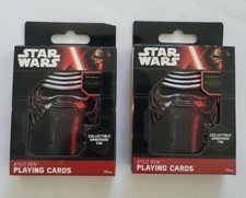 Pair of Cartamundi Star Wars Kylo Ren Playing Cards in Collectible Tin, New