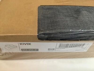 FUNDA de sofá de 2 asientos Ikea KIVIK Loveseat gris oscuro 804.650.81 - NUEVO Foto 1 de 3