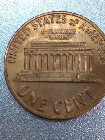 1969 D Lincoln Cent GEM BU Floating Roof error Cover
