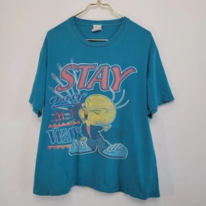 Camiseta De Colección LOONEY TUNES 1999 Gráfico Piolín Pájaro Talla XL Algodón Cuadrado - Imagen 1 de 7