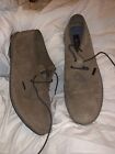 Ben Sherman Beige Soft  Suede Loafers Casual Dessert Sand Shoes Size 44