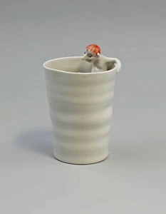 9942710-ds Porcelain Mug Figure Leprechaun Vorm. " Adam&ziege " W&apel H14, 5cm - Imagen 1 de 3