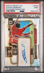 🇬🇧Steve Gerrard Auto 2022-22 Select P/L Pitchside Signature #PSSG PSA 9 - Picture 1 of 5