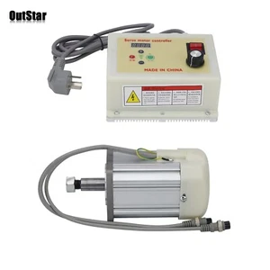 1.1KW 6000RPM Permanent Magnet Brushless Motor 220V + Servo Motor Controller - Picture 1 of 7