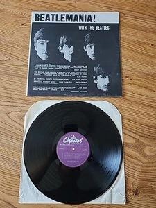 BEATLEMANIA! 'With The Beatles" stereo LP Canada LP press ex cond from 1980's - Foto 1 di 9