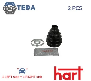 448 378 CV JOINT BOOT KIT PAIR FRONT RIGHT LEFT WHEEL SIDE HART 2PCS NEW - Picture 1 of 5