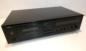 YAMAHA KX-250 CASSETTE TAPE DECK DOLBY C MPX DIGITAL METERS SERVICED NEW BELTS - Picture 1 of 18