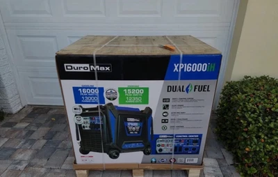 DuroMax 16,000 Watt Dual Fuel Inverter Generator, Electric Start, Model#