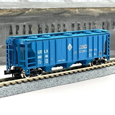 JnJ Trains N Scale 9003-1 Acher Daniels Midland 3 Bay PS2 Hopper UELX 60208 - Image 1 of 4