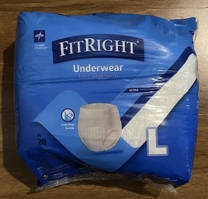 Fitright adult diapers Large 20 count - Picture 1 of 4