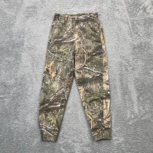 Carhartt Jogginghose Jungen Small Grün Realtree Camo Fleece Gefüttert Logo Tapered Leg - Bild 1 von 6