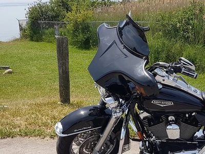 Carenado de murciélago parabrisas 4 Yamaha Road Star 1600 1700 garra ámbar pintada Foto 1 de 4