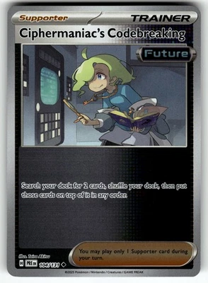 Ciphermaniac's Codebreaking 145/162 SV05: Temporal Forces NM Pokemon Card TCG - Image 1 of 2