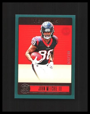 2023 John Metchie III Panini Legacy Green /100 #38 Houston Texans - Image 1 of 3