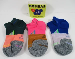 -Nuevo BOMBAS S Ligero Hex Tec Correr 3 Pares Calcetines al Tobillo Talla Mujer 4-7.5 - Imagen 1 de 2