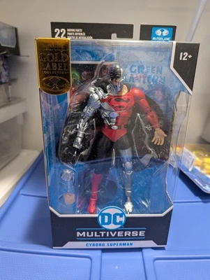 Mcfarlane DC Multiverse Etiqueta Dorada Red Cyborg Superman Venganza de Linternas Verdes Foto 1 de 4