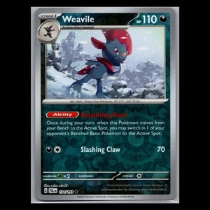 Paldea Evolved - Weavile - 134/193 - Reverse Holo - Pokemon TCG - Picture 1 of 1