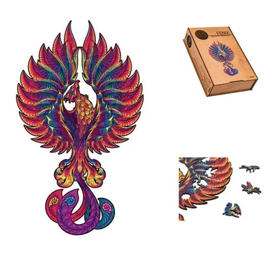 Fenix Unique Wooden Puzzle Size L 240 Pieces 54 X 32 Cm By Fantasy Puzzles Fp017 - image 1 of 4