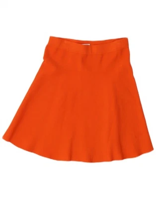Falda BENETTON para mujer línea A pequeña W26 naranja viscosa DA11 Foto 1 de 3