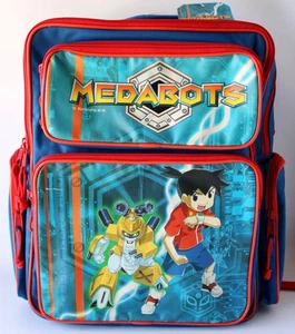 RARE VINTAGE 1999 MEDABOTS METABEE SCHOOL BAG BACKPACK NEW +TAGS ! - Picture 1 of 11