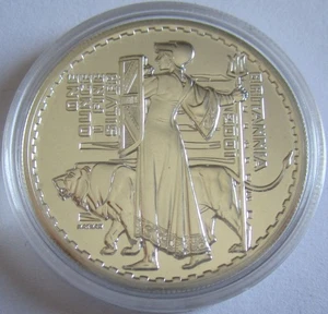 Reino Unido 2 libras 2001 Britannia 1 oz plata - Imagen 1 de 2