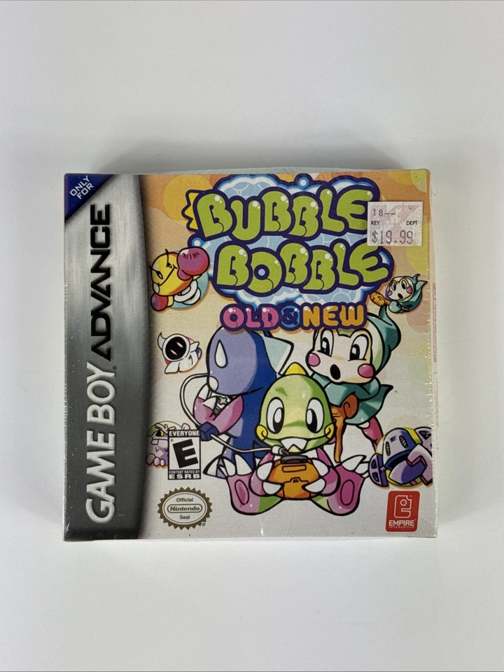 Brand New Sealed Bubble Bobble Old & New Nintendo GameBoy Advance GBA - Image 1 of 4