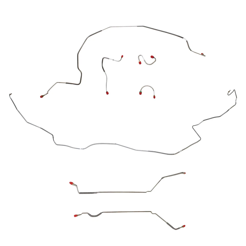 Complete Brake Line Kit Fits Pontiac Firebird 1968 Stainless CBK0486SS - Image 1 of 4