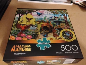 Buffalo Games - Amazing Nature "Hidden Birds" 500 pc. puzzle excellent condition - Picture 1 of 3