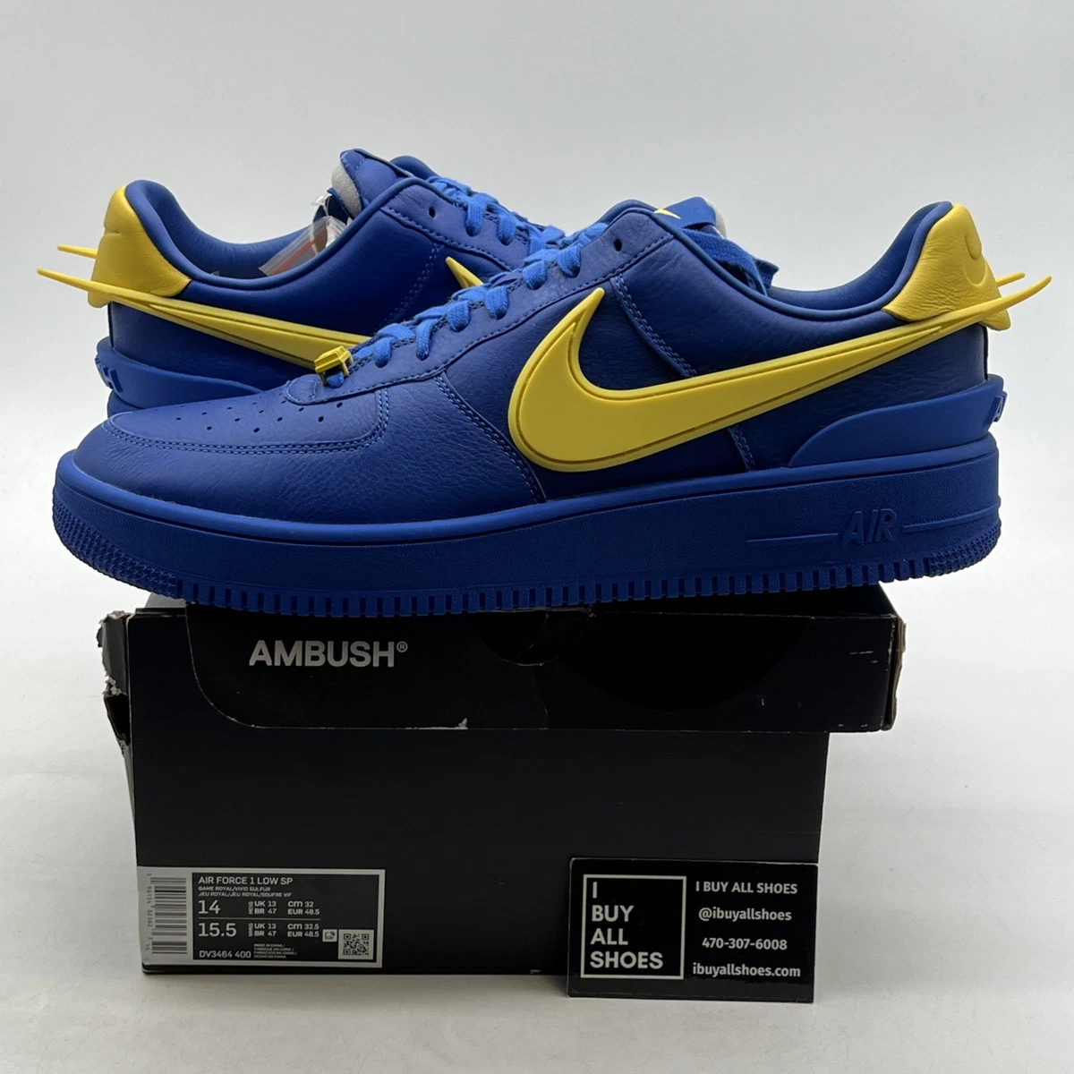 Nike AMBUSH x Air Force 1 Low Game Royal for Sale | Authenticity