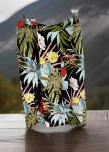 World Market Tropical Succulent Print Rock Schwarz Grün Pull-On Damen Gr. S/M - Bild 1 von 4