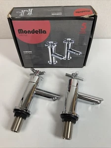 Mondella ARENA Polished Chrome Bath Taps 390239 New Boxed - Picture 1 of 12