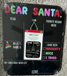 Creatology Weihnachten/Noel Lieber Weihnachtsmann Tafel 11,5" x 9,5" Neu in Verpackung - Bild 1 von 3