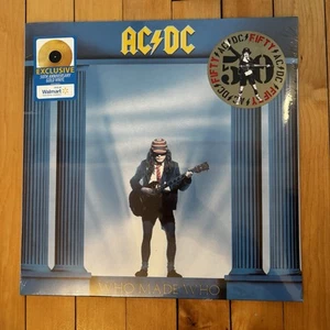 SEALED AC/DC - Who Made Who 50th Anniversary Gold Vinyl LP - Picture 1 of 2
