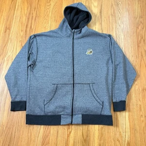 OURAY OREGON DUCKS grau schwarz Sweatshirt mit durchgehendem Reißverschluss gesticktes Logo Herren Größe XL - Bild 1 von 6