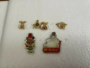 Lote de 5 PINES DE SANTUARIO MURAT de colección templo musulmán masonería Al Aska masónico - Imagen 1 de 9