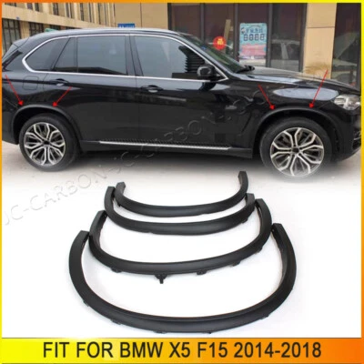 Juego de 4 arcos de rueda de carrocería ancha cóncava para BMW X5 F15 2014-18 Foto 1 de 4