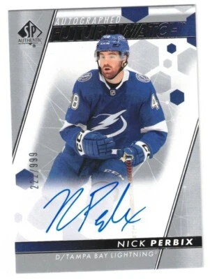 2022-23 SP Authentic #156 Nick Perbix Future Watch Auto /999 - Image 1 of 2