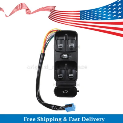 Interruptor de ventana eléctrica delantero izquierdo 2038200110 para Mercedes-Benz C230 C55 AMG C350 Foto 1 de 4