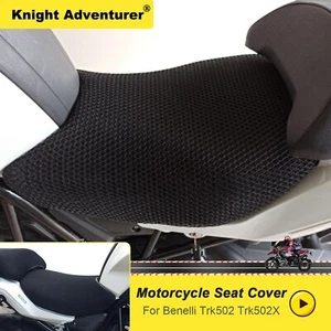 Motorcycle 3D Mesh Seat Cover Cushion Pad For 2016-2021 Benelli TRK502 TRK502X - Bild 1 von 12