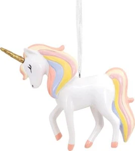 Hallmark UNICORN with Striped Mane Christmas Tree Ornament-Holidays Decor-NWT - Picture 1 of 4