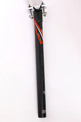 130g,27.2x350mm Climax SP02A UD Matt carbon Seatpost Ti Hardware Road MTB Black - Image 1 of 4